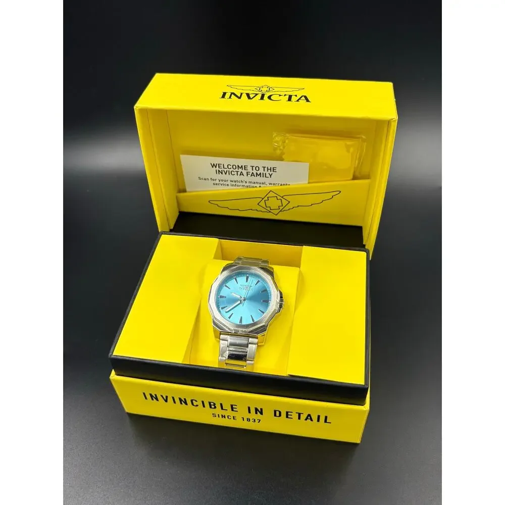 Invicta Speedway Dominus Men’s Watch 42mm Steel band Blue Dial New in Box